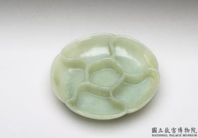 图片[2]-Jade segmented plate, Qing dynasty-China Archive